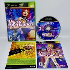 Dance Dance Revolution Ultramix 2 XBOX CIB Complete With Manual Free Shipping!