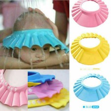 Adjustable Kids Baby Shower Cap Children Shampoo Bath Wash Hair Shield Visor Hat