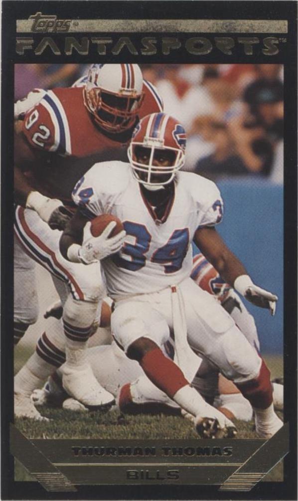 1993 Topps Fantasports Thurman Thomas #32 for sale | eBay