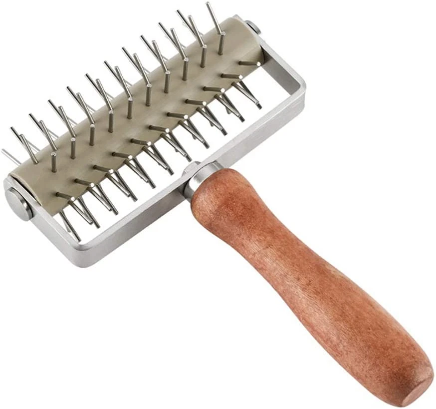Pizza Dough Docker Roller - Pastry Docker Roller with Spike for Homemade  Baking | eBay
