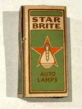 STAR BRITE AUTO LAMP NOS  VINTAGE GAS AND OIL CAN COMPANY ADVERTISING
