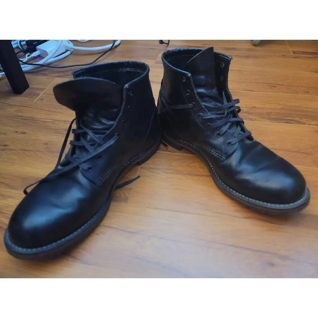 REDWING : 9014 BECKMAN ROUND BOOTS★9 1/2 9014 Beckman Black Featherstone – Red Wing Amsterdam