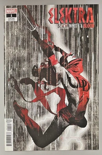 Elektra Black White & Blood #1 Bill Sienkiewicz 1:25 Variant