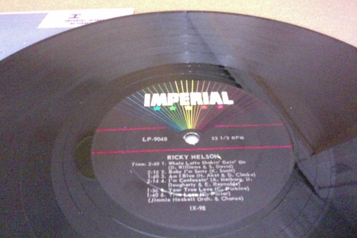 SELTEN NEUWERTIG - Original 1958 LP Album Ricky Nelson RICKY Imperial LP 9048 Carl Perkins - Bild 15 von 20