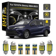 13x Interior LED Light Bulbs Trunk Map For Toyota Sienna 2004-2022 Cold White