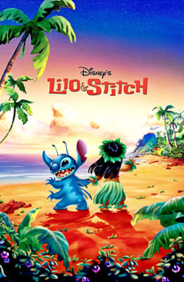 2002 Disney Lilo and Stitch Movie Poster 11x17 Chris Sanders Daveigh Chase