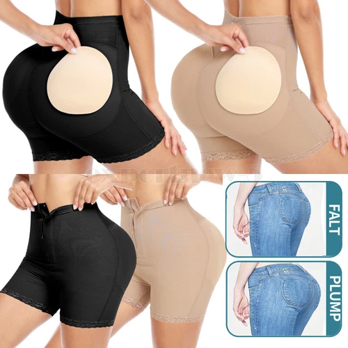 Women's FAKE ASS Butt and Hip Enhancing Booty Padded Underwear Pads Body Shaper - Picture 6 of 26