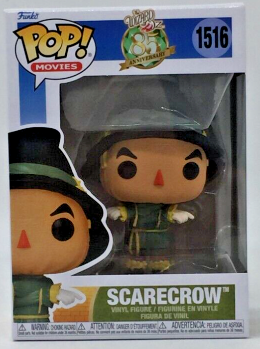 Funko Pop! Wizard of Oz 85th Anniversary Scarecrow #1516 With Pop