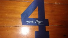 JA Happ New York Yankees Signed jersey Number COA