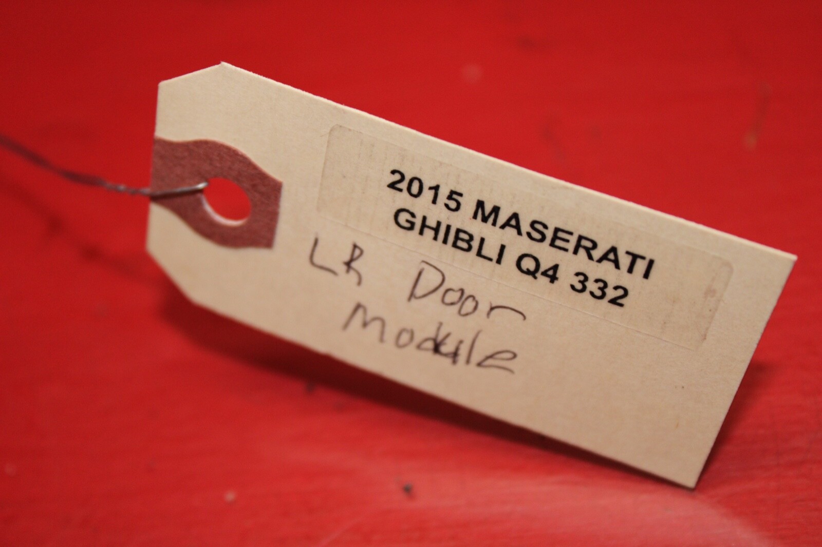 2014-2016 MASERATI GHIBLI M157 Q4 OEM LEFT REAR DRIVER SIDE DOOR CONTROL MODULE