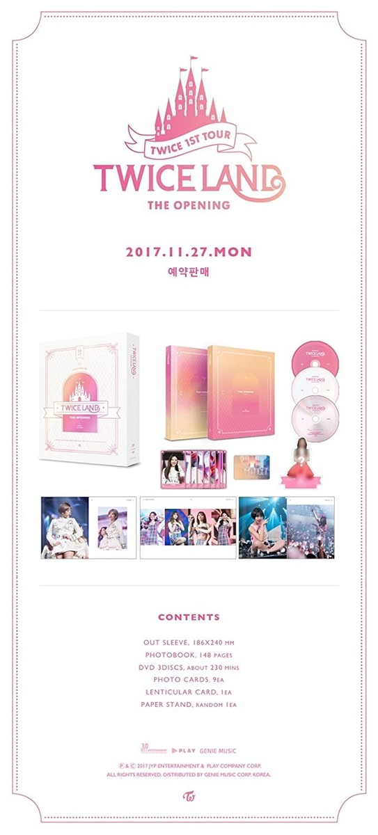 Twice - [Twiceland : The Opening Concert DVD] 1ST CONCERT DVD