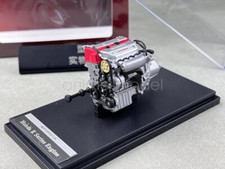 MH 1:18 Civic Type R FD2 K20A Vtec Engine Model Diecast Metal Car