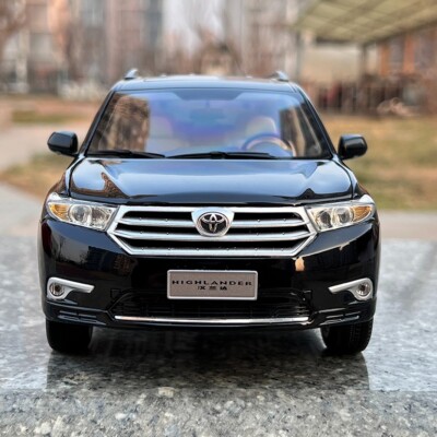 1/18 Scale Highlander 2012 Black Diecast Car Model Toy Collection