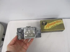 VINTAGE ARROW METAL PRODUCTS GREY MARBLEIZED 35mm SLIDE VIEWER with BOX