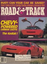 Road & Track December 1986 ? Chevy Powered Kodiak / BMW 325es / Renault Alliance