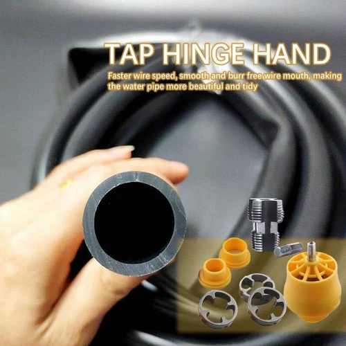 7Pcs PVC Thread Maker Tool NPT Die Set Pipe Round Threader 1/2" 3/4" 1" C88 - Picture 8 of 15
