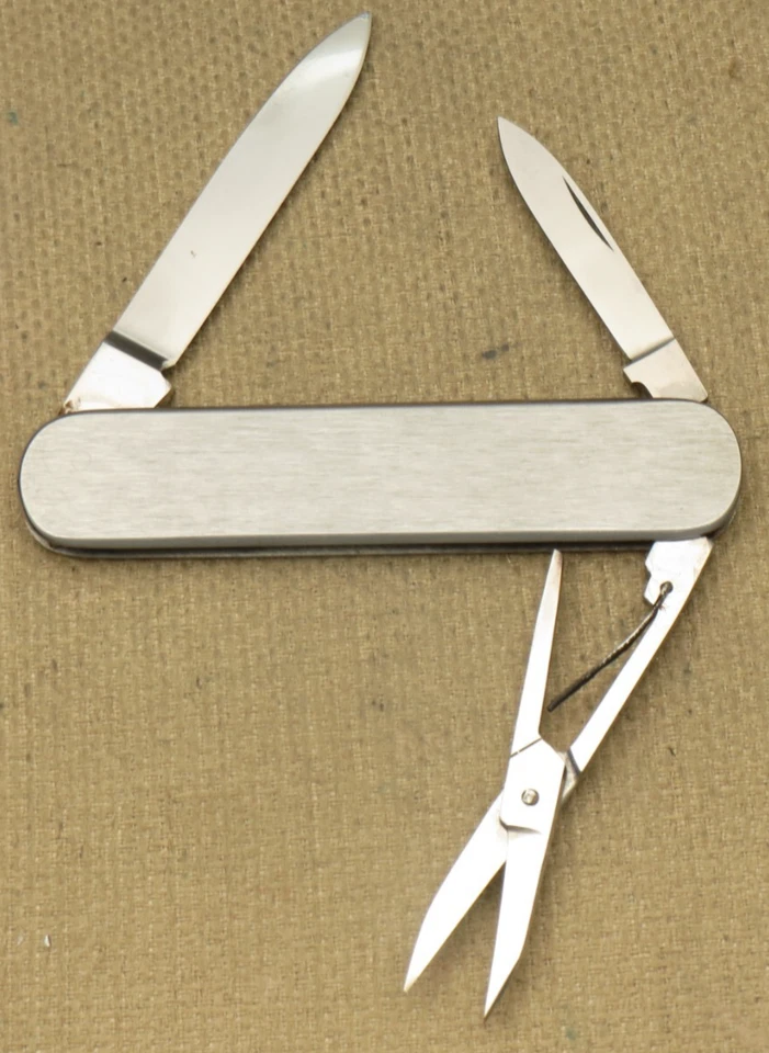 Navaja langosta de tres hojas vintage MARRÓN ALEMANIA como nueva con caja de regalo Foto 4 de 4