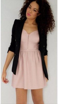 strapless open back dress Skims main image 0