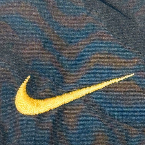 Nike Mens Large Black & Yellow Retro Vintage Embroidered Full Zip Sports Jacket - Picture 5 of 14