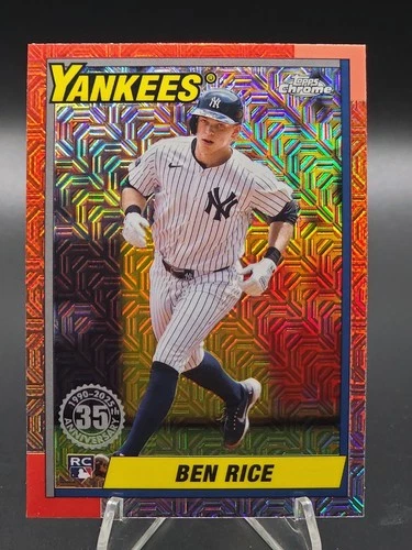 Ben Rice 2025 Topps Chrome Ben Rice #T90C Refractor
