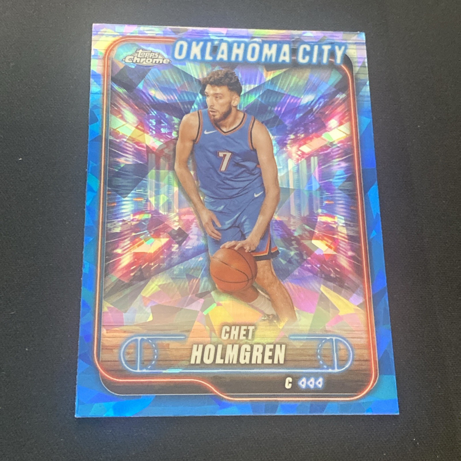 2024-25 Topps Chrome  CHET HOLMGREN Sapphire #99