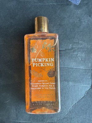 Bath & Body Works Pumpkin Picking Body Wash Shower Gel, 8 fl Oz, Shea Vitamin E