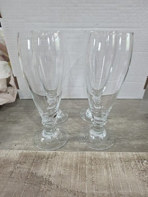 Schott-Zwiesel Crystal Beer Glasses 14oz Beautiful Set Of 4 Nice To Hold Solid 