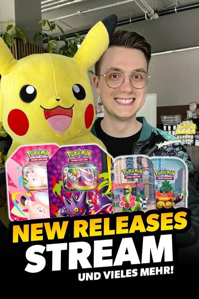 Pokemon Auktionen ab 1€! Booster Breaks & viel mehr!