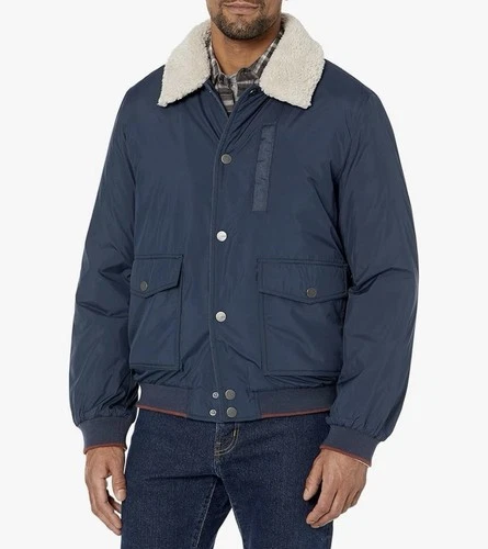 UGG Men's Ethan Bomber Jacket Sherpa Shearling Sz XL - product listing photo
