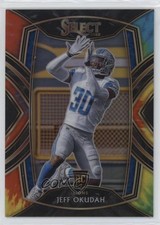2020 Panini Select Club Level Tie-Dye Prizm 23/25 Jeff Okudah #286 0c6