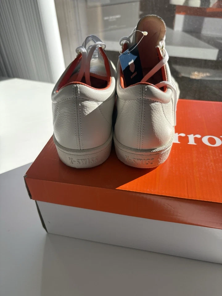 K-Swiss x 11 von Boris Bidjan Saberi "Karotten" Herren Gr. 11 Weiß Leder - Neu - Bild 4 von 4