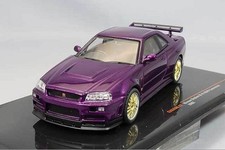 IXO 1/43 Skyline GT-R R34 2002 Metallic Purple