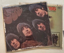 2x LP RECORDS - THE BEATLES - THE BEATLES &rsquo;65 & RUBBER SOUL - BOTH MONO