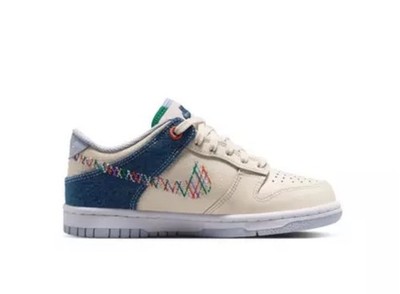 Nike Dunk Low Soft Pearl Blue Denim Navy