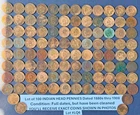 Lot of 100 Indian Head Pennies Full Dates 1880s-1908 Low Grade Cleaned #LQ6