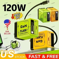 2 In 1 GaN Charger Scalable 120W Max Fast Charger Module With Type C  USB Ports