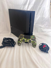 Sony PlayStation 4 PS4 Original 500GB Console + camo Controller - TESTED