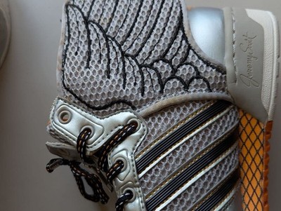 Adidas Jeremy Scott Tags JS Wings 2.0 Sneaker Metallic Silver 23.5