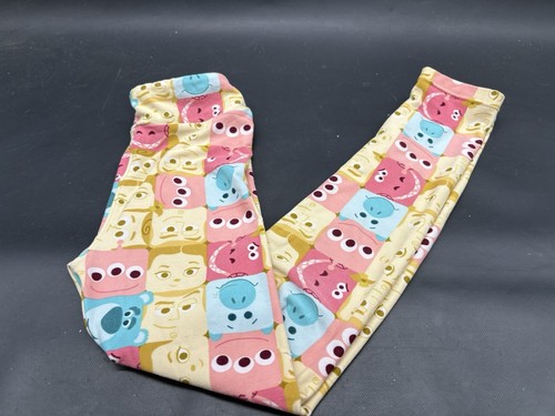 LULAROE DISNEY Kids L/XL Large Xlarge PIXAR TOY STORY BLOCK HEADS LEGGINGS - Picture 2 of 7