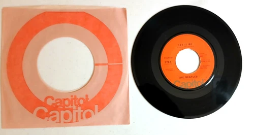 VINYL 45 The Beatles – Let It Be Capitol Records Vinyl, 7" SPECIAL DEAL