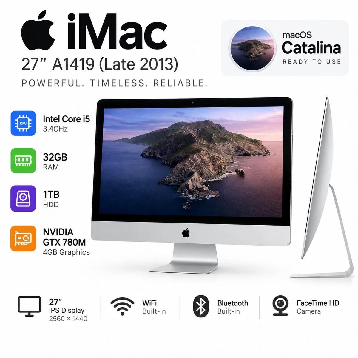 Apple iMac 32 GB RAM 2013 Apple Desktops & All-In-One Computers