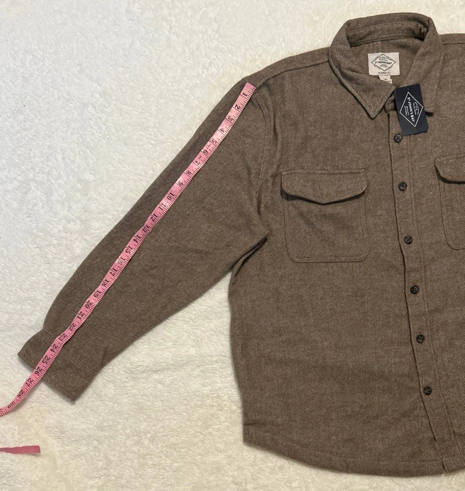 NWT St. John's Bay Twill Mens Midweight Shirt Jacket Size XXL - Image 4 of 4