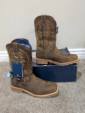 Size 11W Men's Durango Maverick Pro Mid Calf Waterproof Brown Boots DDB0297