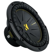 Kicker 50CWCS84 CompC 8 Inch Single 4 Ohm Voice Coil SVC Subwoofer