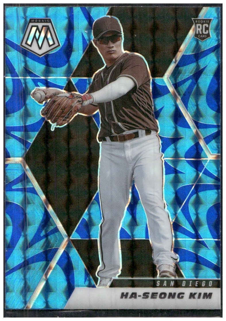 2021 Panini Mosaic #258 Ha-Seong Kim Reactive Blue