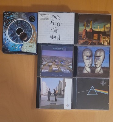 Pink Floyd CD Sammlung, 7 Alben, sehr gut erhalten
