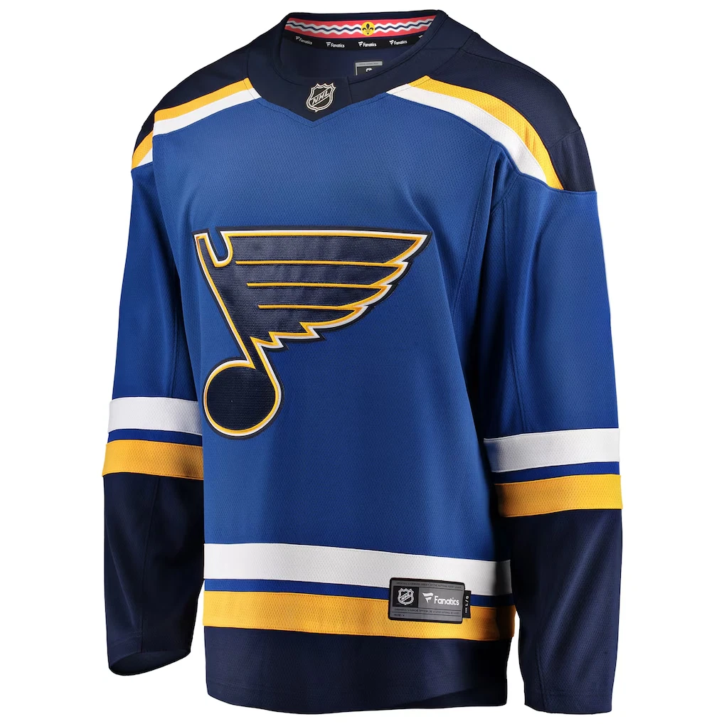 St Louis BLANK Blue Breakaway Team Jersey