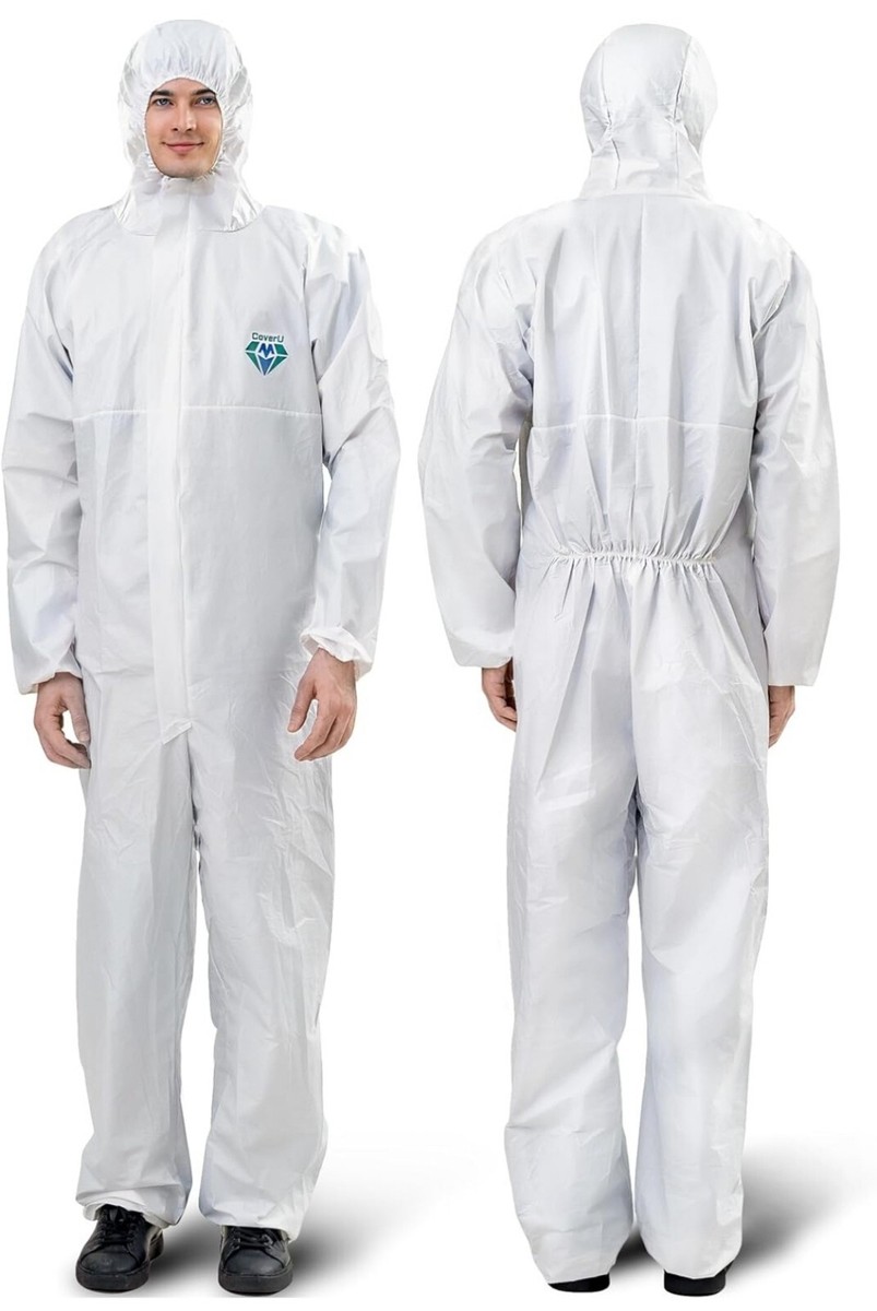 Hazmat Lab Suit 3XL AAMI LVL4 Coveralls PPE Suit Biohazard