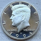 1994-S Kennedy Half Dollar Proof 90% Silver-INV#8536
