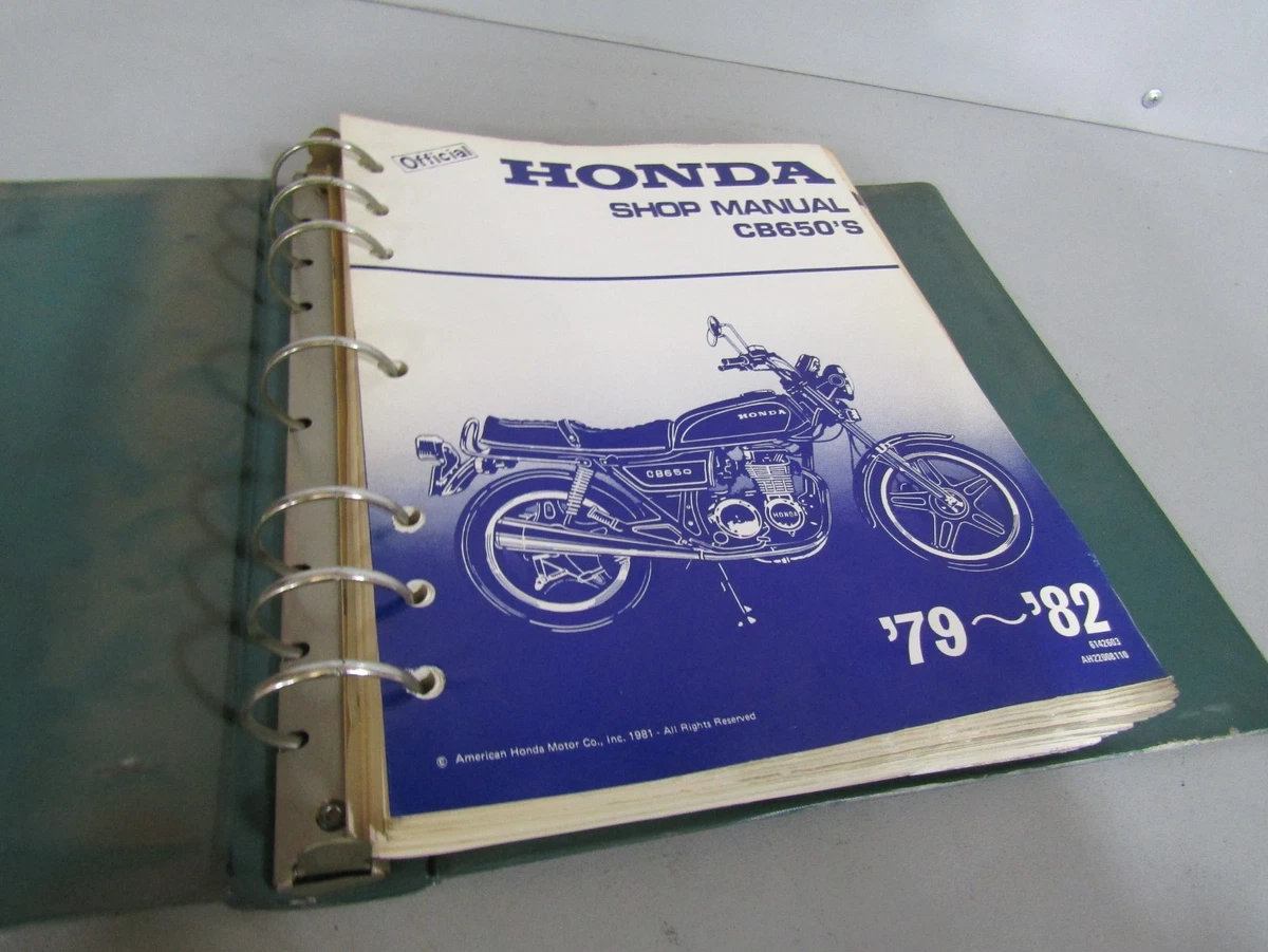 CB650 Motorcycle Repair Manuals & Literature for sale | eBay